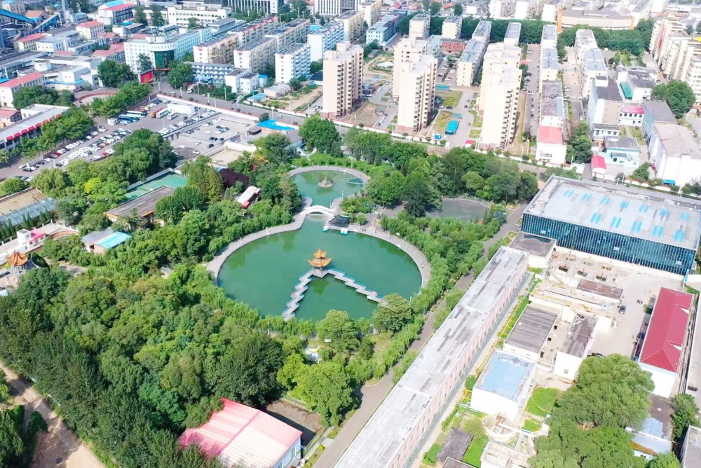 王莊煤礦礦區(qū)鳥(niǎo)瞰圖 