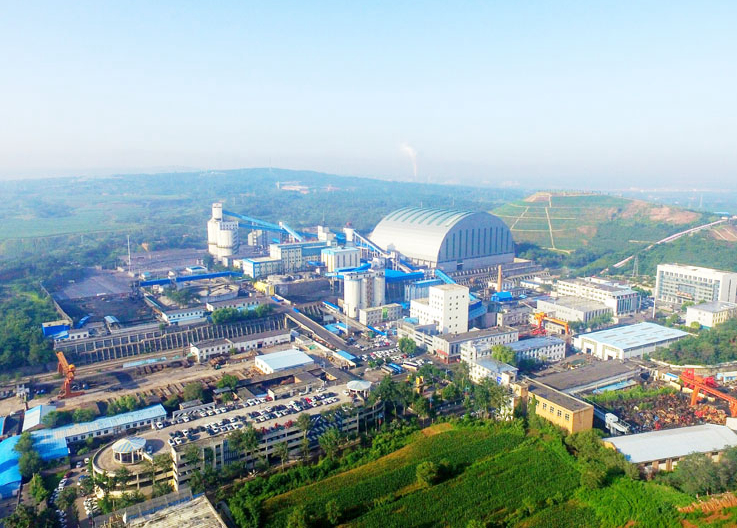 漳村煤礦生產(chǎn)區(qū)全景